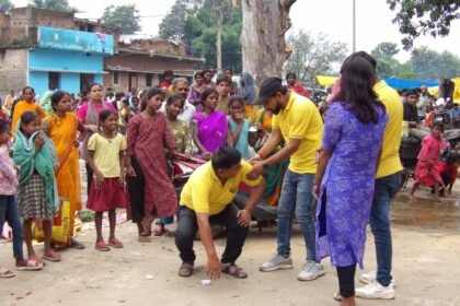 NTPC gave the message of cleanliness through street play