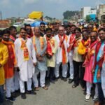 Sharadiya Navratri begins devotees gather in large numbers for the Kalash Yatra
