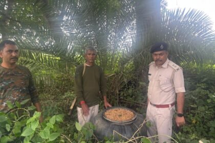 The Excise Department raided illegal liquor distilleries