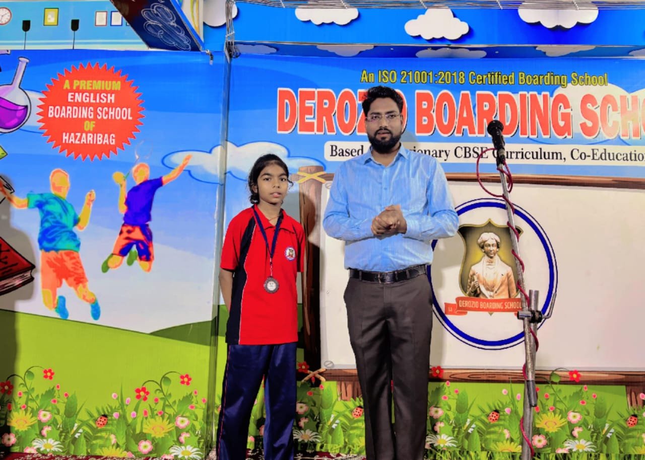 2df6829e fcd8 4e13 a048 2fb3cc42b8f1Deepika Kumari a student of Dorazio Boarding School won a bronze medal in the State Level School Games 2025–26