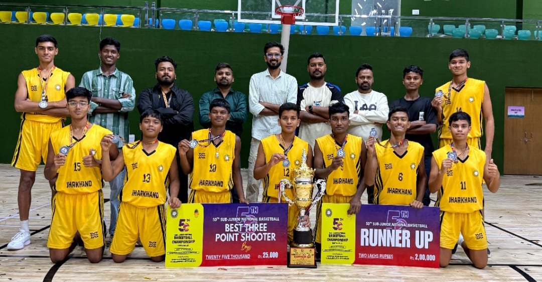 346fa1d6 27b8 4812 a5f9 ce39095e144bJharkhand creates history – the state becomes runner up in the 50th Sub Junior National Basketball Championship