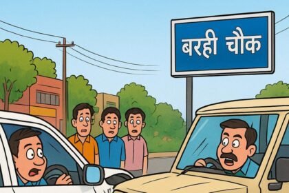 A Bolero collided with the SDOs vehicle at Barhi Chowk the officer narrowly escaped and an FIR was registered in the matter
