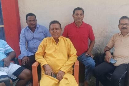 A meeting was organised regarding the upcoming Chitragupta Puja in I Type Colony Tenughat