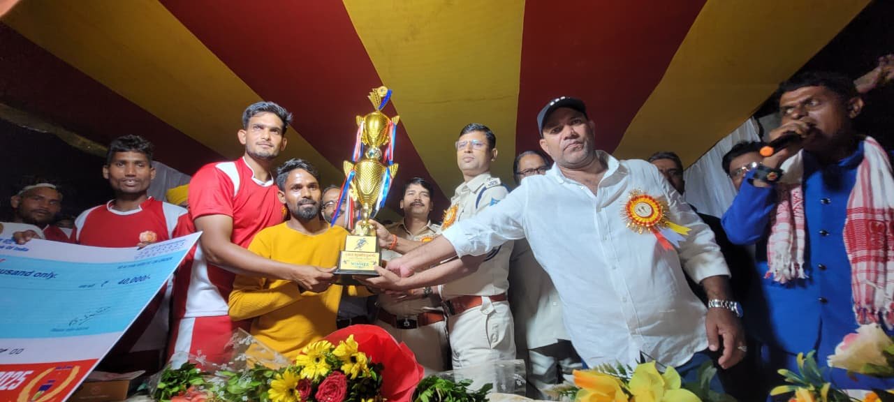 Babupara team won the Ekta Football Competition