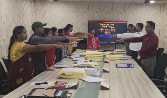 Oath taking ceremony organized on National Unity Day at Bharathi College of Education Kandri Mandar Ranchi