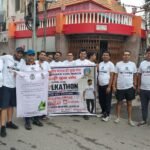 The walkathon program organized by Jharkhand Provincial Marwari Yuva Manch concluded successfully