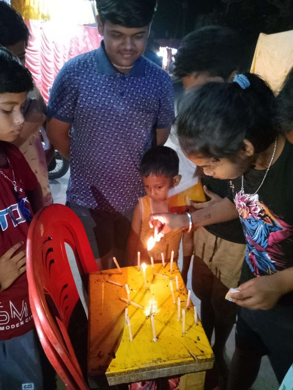 c9230129 7e14 4f7c a982 9b9991de7172Competition organized among children on Kali Puja