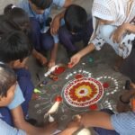 dc209276 af8e 412d a625 c9d0ab438030Deepotsav cum Rangoli competition was organised at Blue Wells School Mandi