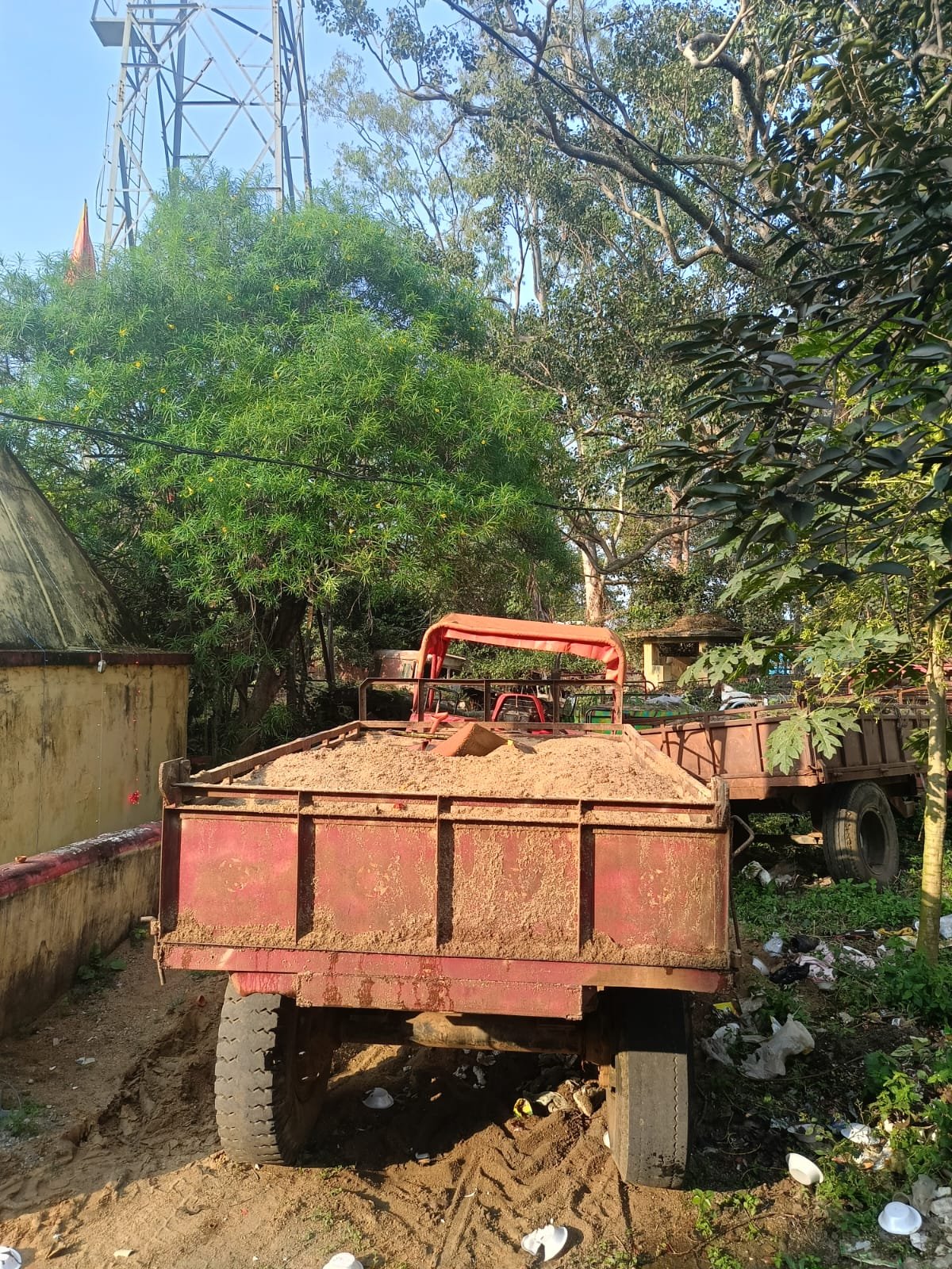 Action taken against illegal sand transportation in Kudu one tractor seized