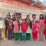 Constitution Day was celebrated at Softech Computer Education children took oath