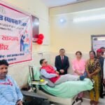 DC DDC inaugurated blood donation camp at Sadar Hospital