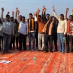 Displaced villagers held a meeting and warned CCL management