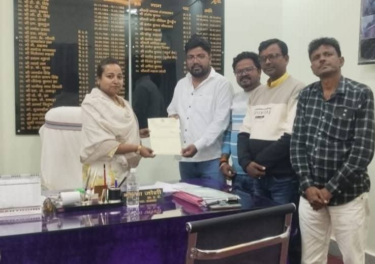 MLA representative took charge in Kasmar handed over appointment letter to BDO