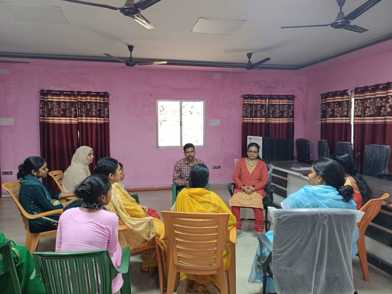 Meeting at Panchayat Secretariat Decision to bring dropout students back to studies