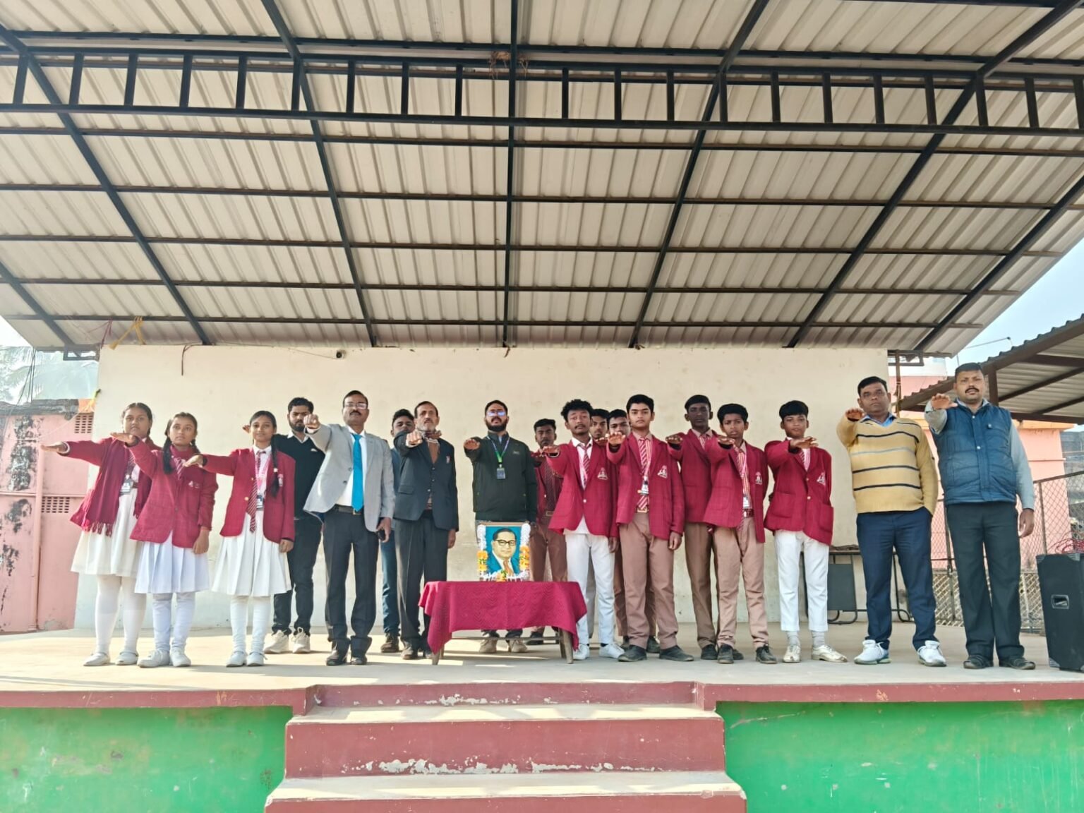 Message of awareness and patriotism on Constitution Day at St. Anthonys School