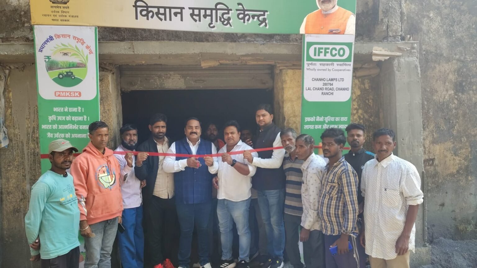 Relief for farmers District Council member Adil Azeem inaugurated wheat distribution in Chanho