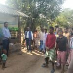 The Zilla Parishad member laid the foundation stone for the pond restoration work
