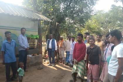 The Zilla Parishad member laid the foundation stone for the pond restoration work