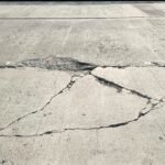 The approach road to the underpass on GT Road has started to break down with gross negligence on the part of the departmental oversight of the construction agency