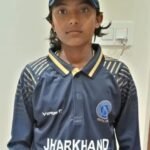 Barhis daughter Nandani Kumari selected in the Under 15 Womens Jharkhand Cricket Team practices at Barhi Sports Association
