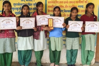 Bariath got third place in the district level TLM exhibition