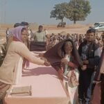 Blankets were distributed among 270 needy people in village Betar of Barwatoli Panchayat Block Chief Manish Oraon was the chief guest