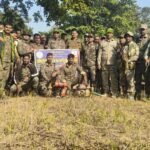 Destruction of illegal opium cultivation in Chauparan police station area crop spread over approximately 10 acres destroyed