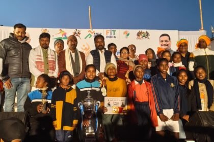 MP Sports Festival was organised in Mandar BJP leader Sunny Toppo was present