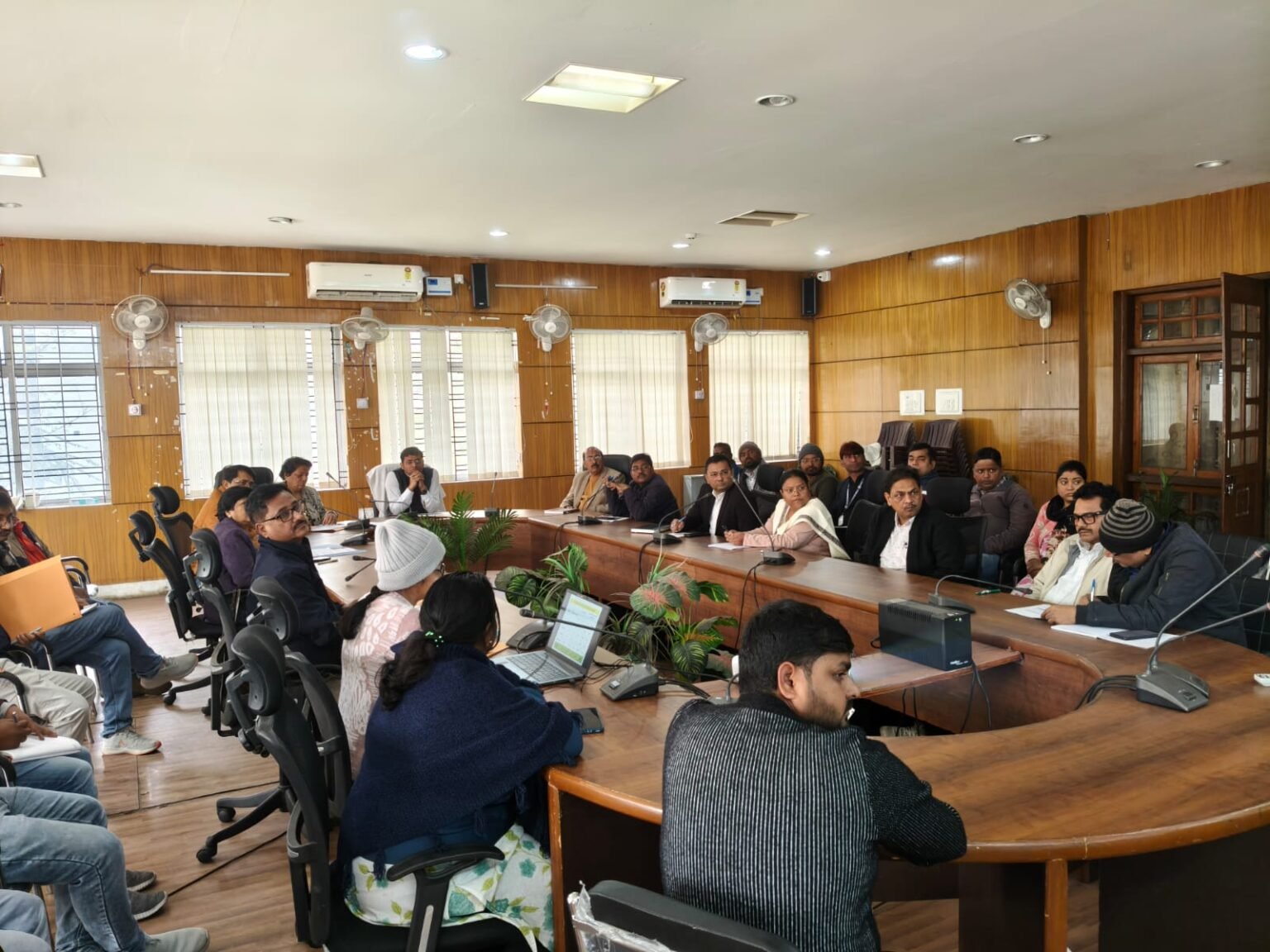 Organized a review meeting regarding the work being done by the Health Department