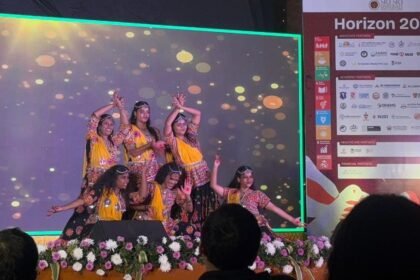 Solo performance of Jharkhandi dance at the International Conference held in Bhubaneswar Odisha