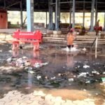 The Surajkund Dham complex a center of religious faith is filled with garbage. Officials and public representatives are indifferent
