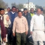 Villagers are angry over the lack of roadside drains in a densely populated area the MLA conducted a site inspection after receiving complaints