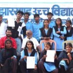 A farewell ceremony was organised at Jharkhand High School Panchrukhi Tilaiya to bid farewell to the students of class 10th