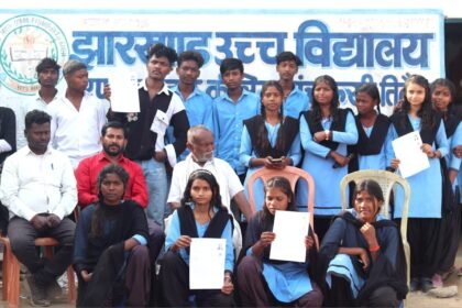 A farewell ceremony was organised at Jharkhand High School Panchrukhi Tilaiya to bid farewell to the students of class 10th