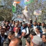 Congressmen from Hazaribagh district participated in the nationwide Save MNREGA campaign rally in Ranchi