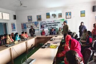 Distribution of 111 sewing machines and 10 day training program among the sisters associated with Sakhi Mandal of JSLPS
