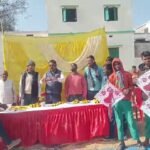 Kite competition on Makar Sankranti in the premises of Katkamdag Shiva Temple hundreds of children participated