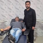 On the eve of Saraswati Puja Voluntary Blood Donors Association organised a blood donation Nirmal Jain