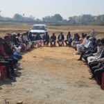 On the occasion of Makar Sankranti New Years get together was celebrated in the courtyard of Budhiya Mata