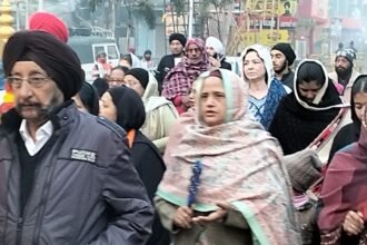 On the occasion of Prakash Diwas the Sikh community organised continuous Prabhat Pheri from 29th December to 3rd December