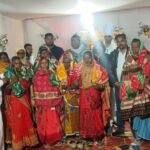 On the occasion of his fathers Brahma Bhojan the son distributed 551 blankets among the poor