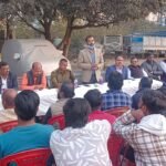 Peace committee meeting held at Barhi police station regarding Saraswati Puja resolution taken for peaceful celebration