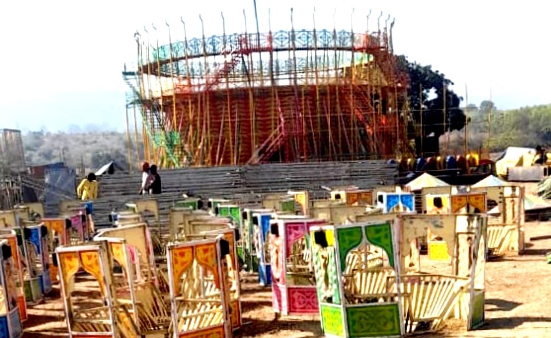 Preparations are in full swing for the 16 day fair to be held on Makar Sankranti at the tourist spot Suryakund