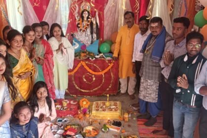 Saraswati Puja was celebrated with devotion and enthusiasm at Softech Computer Education