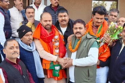 Sudhir Singh became the Mandal President of Haider Nagar BJP