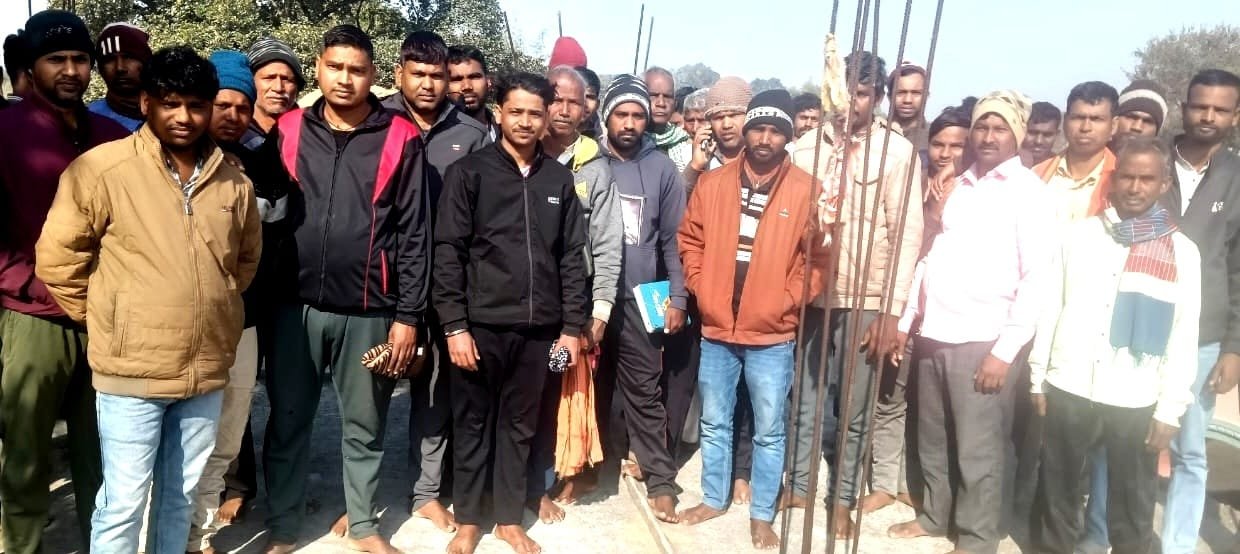 Villagers in Basaria village held a meeting to celebrate Saraswati Puja. A committee was formed