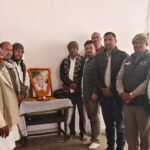 Vinod Pragatisheel Foundations president and members attended the funeral of late Aditya Singh and paid tribute
