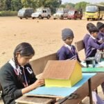 Vision Public School Bedokala organized a science exhibition on the occasion of Saraswati Puja