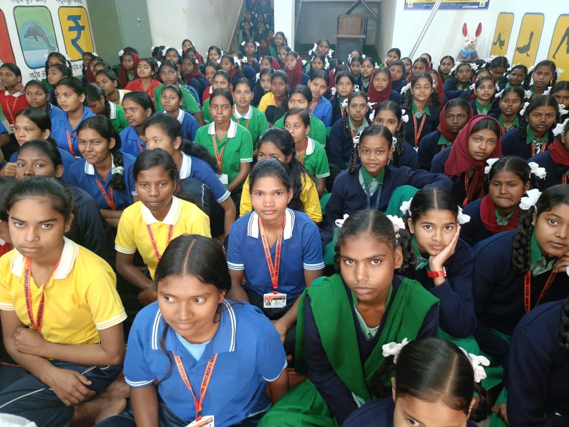Awareness program organized under the aegis of Dalsa based on child marriage in Kasturba Gandhi Girls High School Narayanpur