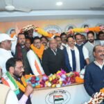 BJP leader Aditya Vikram Jaiswal disillusioned with the anti people policies of the BJP joined the Congress along with hundreds of supporters